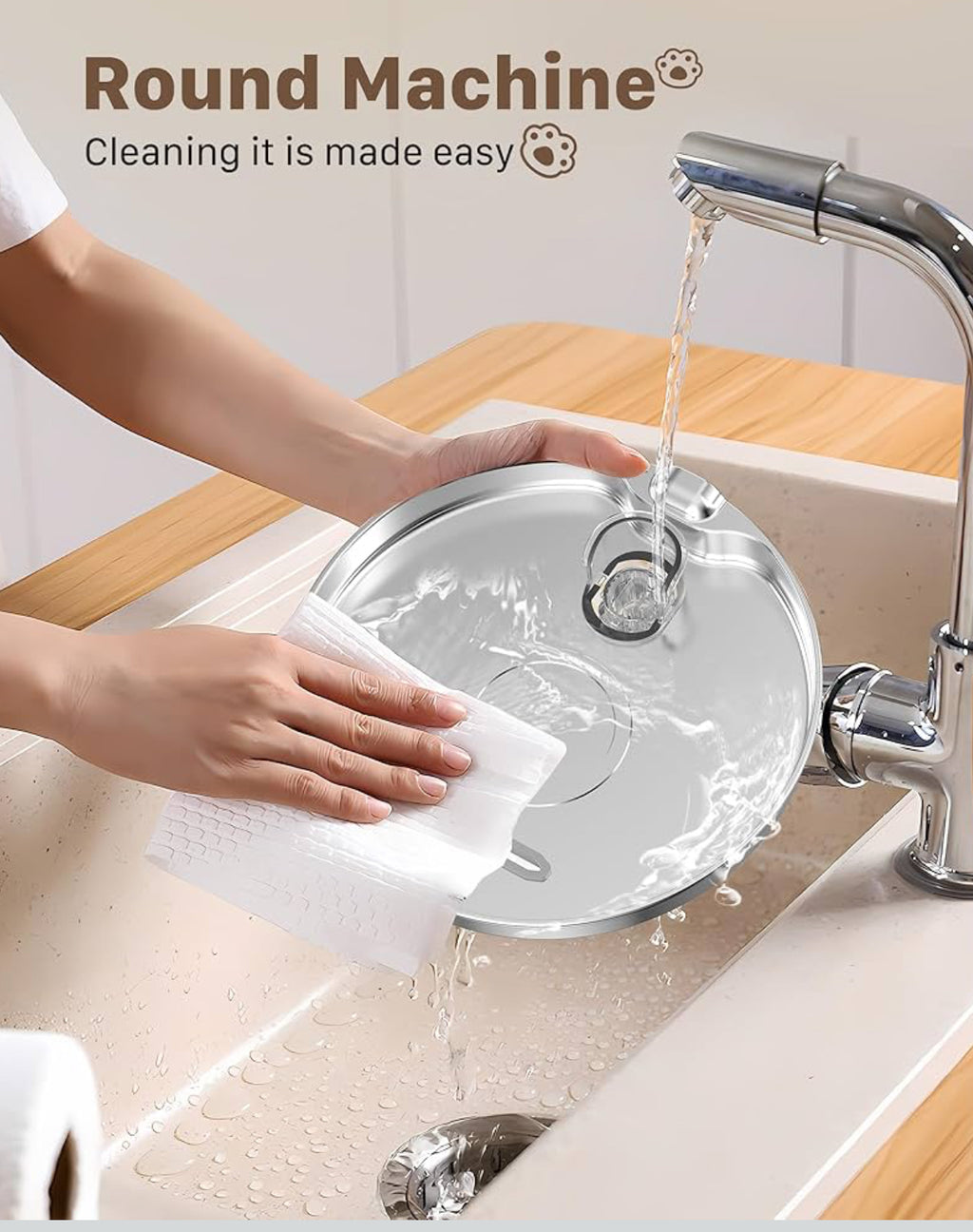 HydraPurr™ Stainless Steel Cat Water Fountain