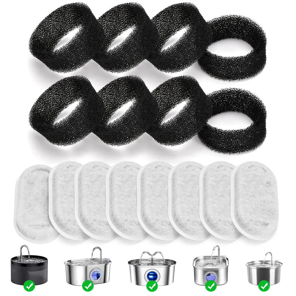 HydraPurr™ Stainless Steel Cat Water Fountain