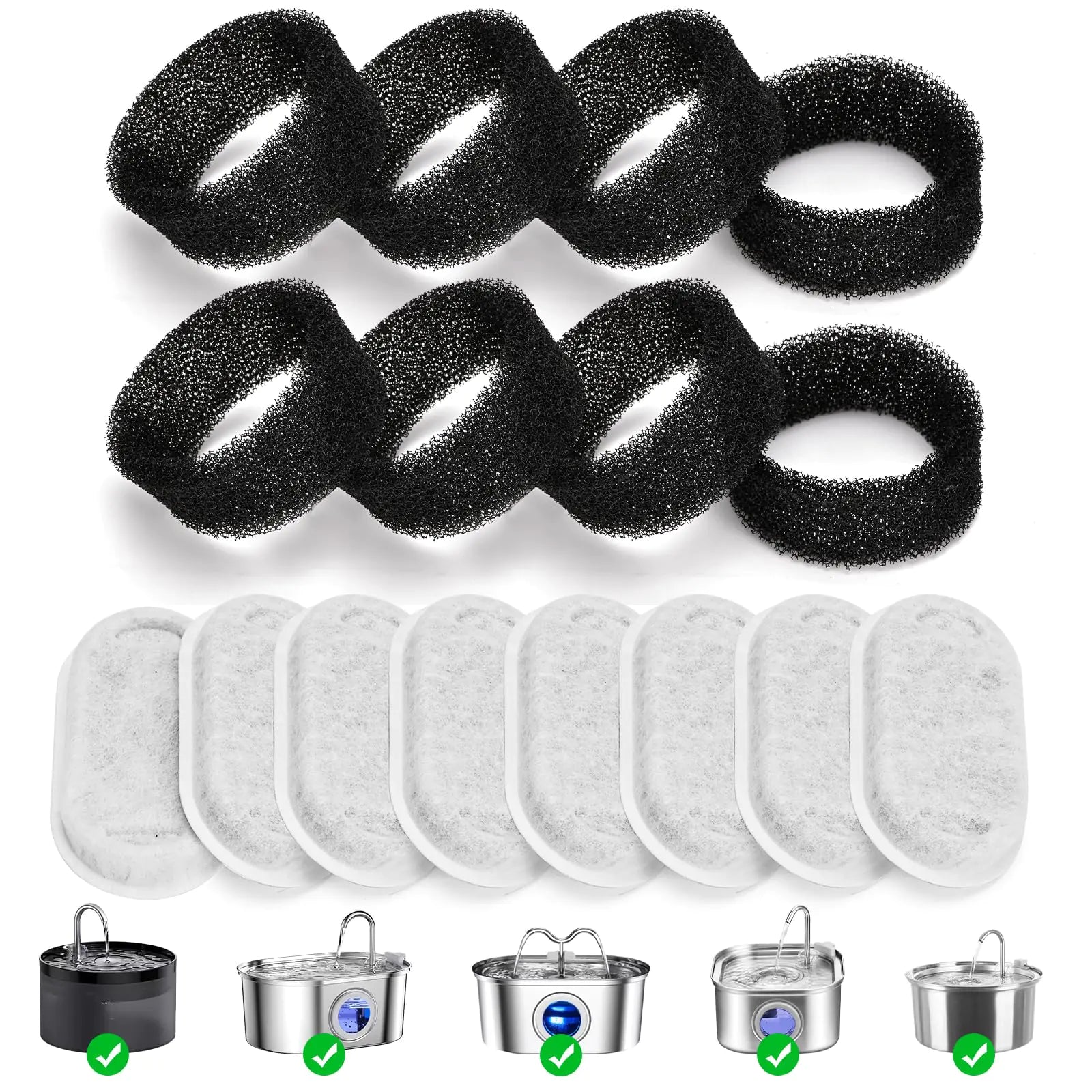 HydraPurr™ Stainless Steel Cat Water Fountain